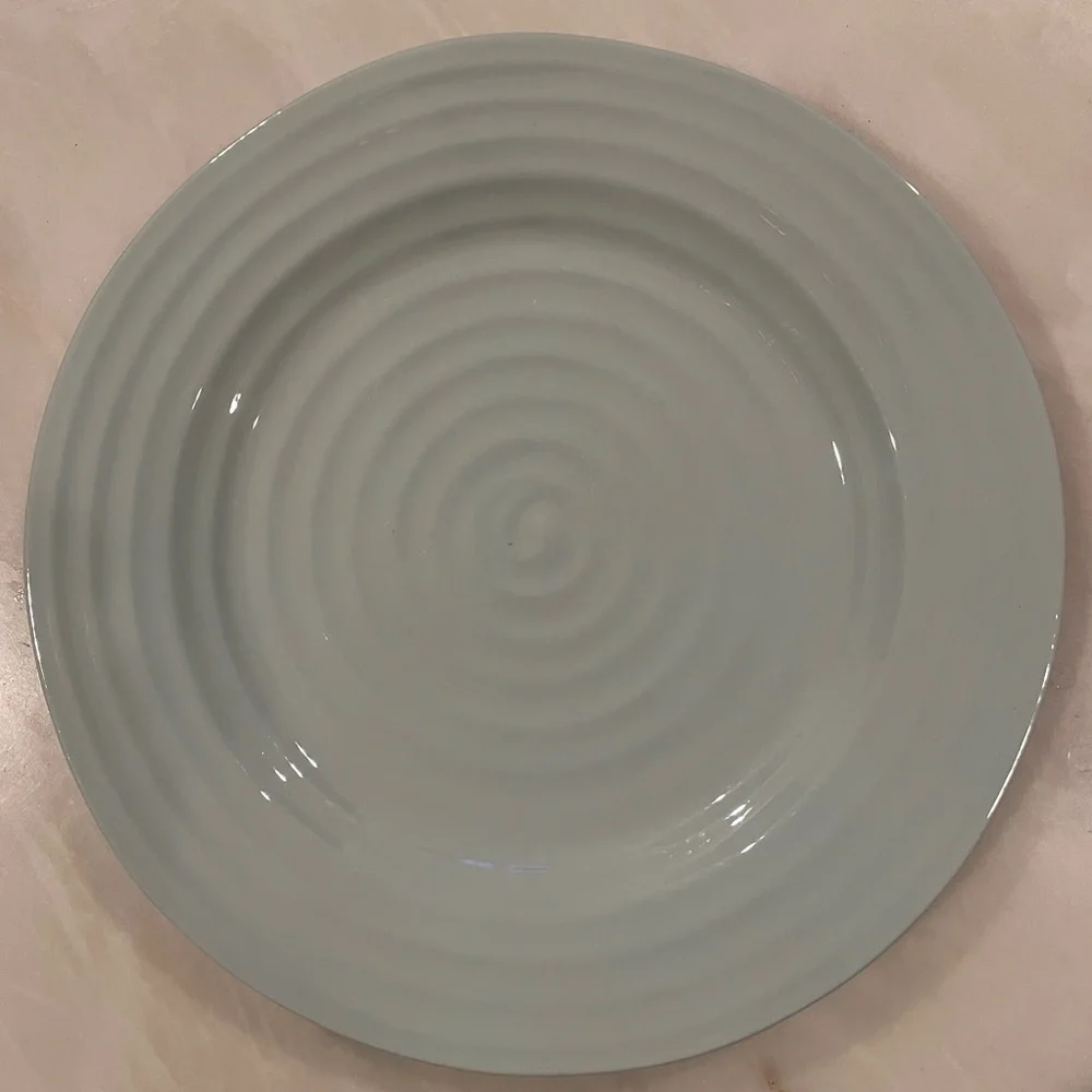 Sophie Conran for Portmeirion Celadon 11” Dinner Plate.  Pristine Condition.